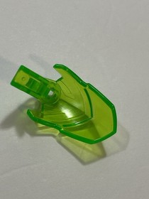 LEGO&reg; 11269 Hero Factory Helmet Visor with Clip Trans Bright Green ONE Piece