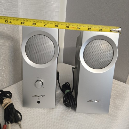 Bose Companion 2 Series Wired Speakers TV Stereo Power & Supply Cables Garage - Picture 5 of 7