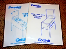 Gottlieb Premier Technical Update Manuals For System 80A & B and System 3 Games.