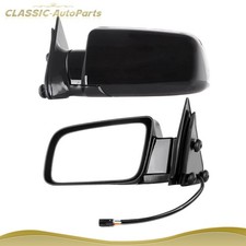 Mirrors Power Black Folding Leftright Pair Set For 92-20 Chevy Gmc Pickup Truck