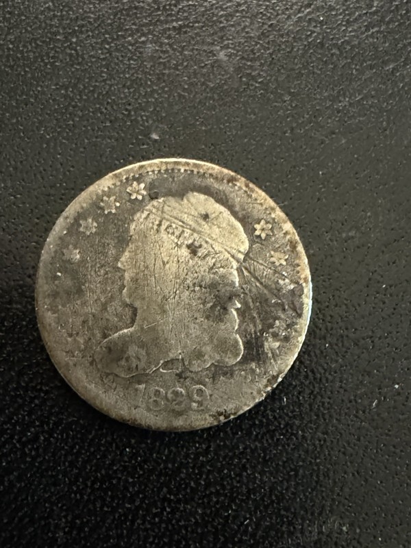 1829 Half Dime G/VG