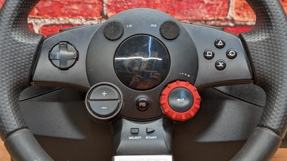 Logitech Driving Force GT Racing Wheel E-X5C19 PlayStation PC Used Gaming - Image 3 of 4