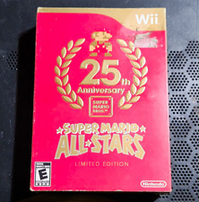 Nintendo Super Mario All-Stars 25th Anniversary Limited Edition Wii w/ Case Box