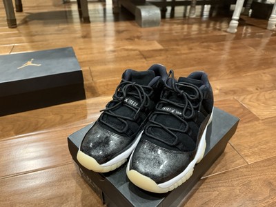 RARE Air Jordan 11 Retro Low (GS) Size 6Y Black/Gym Red-White-Sail
