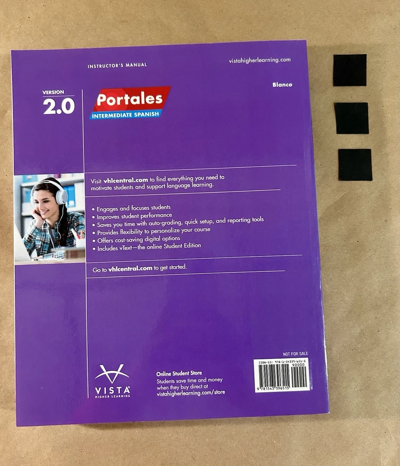 Portales Intermediate Spanish Instructor's Manual Version 2.0- Jose A. Blanco - Image 3 of 4