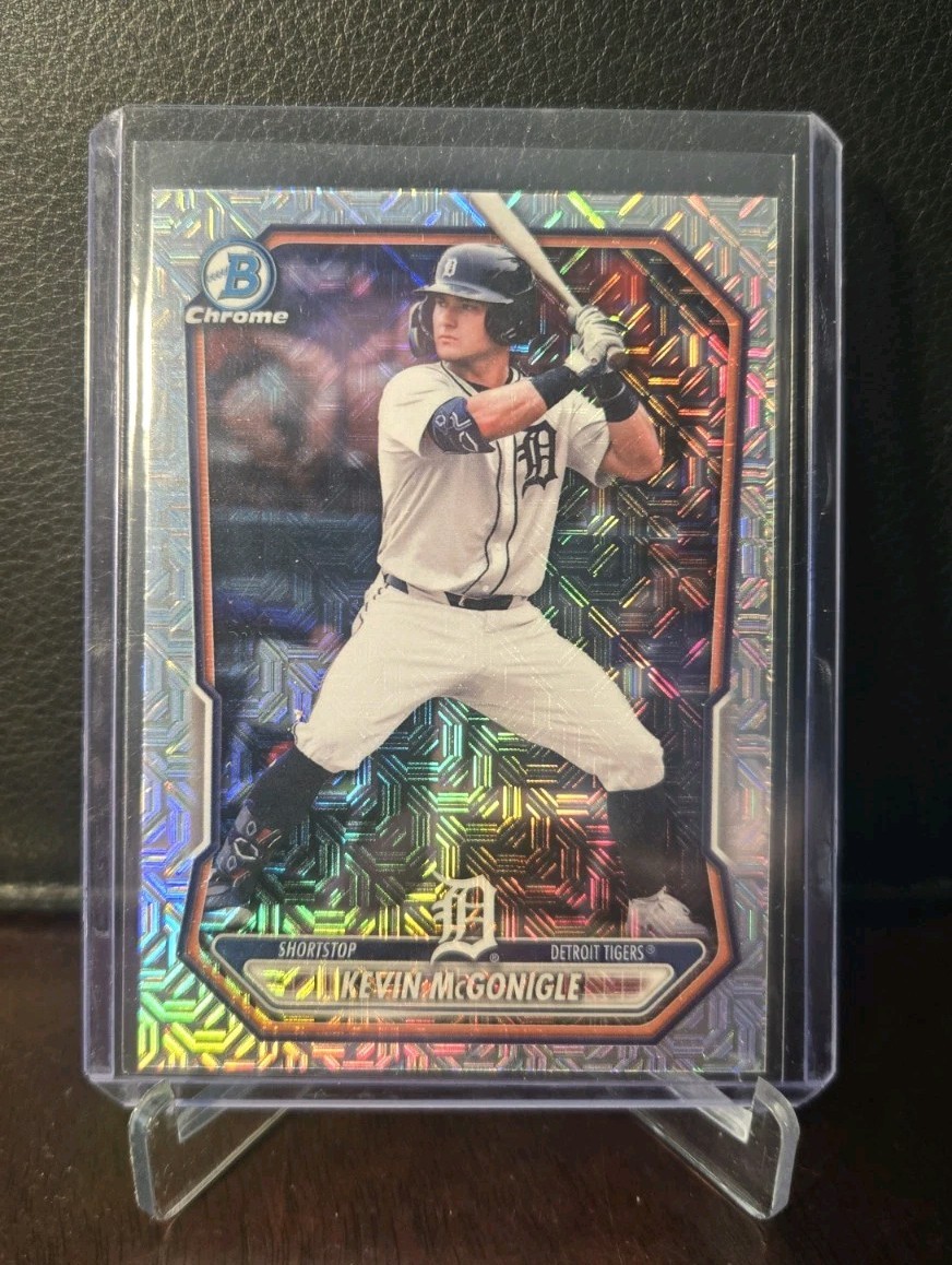 Kevin McGonigle #BCP-145 Mojo Refractor Tigers Bowman Chrome 2026