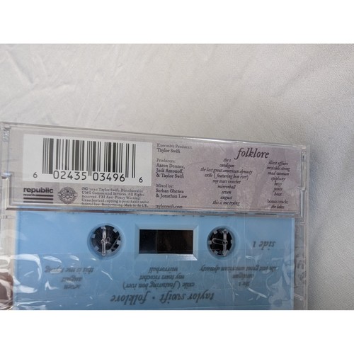 Taylor Swift Folklore Cassette Tape In The Trees Sealed 2020 Limited Edition - Picture 8 of 15