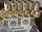 2025 ROLLS /KENNEDY HALFS ALSO 2 HALFS +6 CENTS SEE PICS.P AND D MINTS BRIL UNC