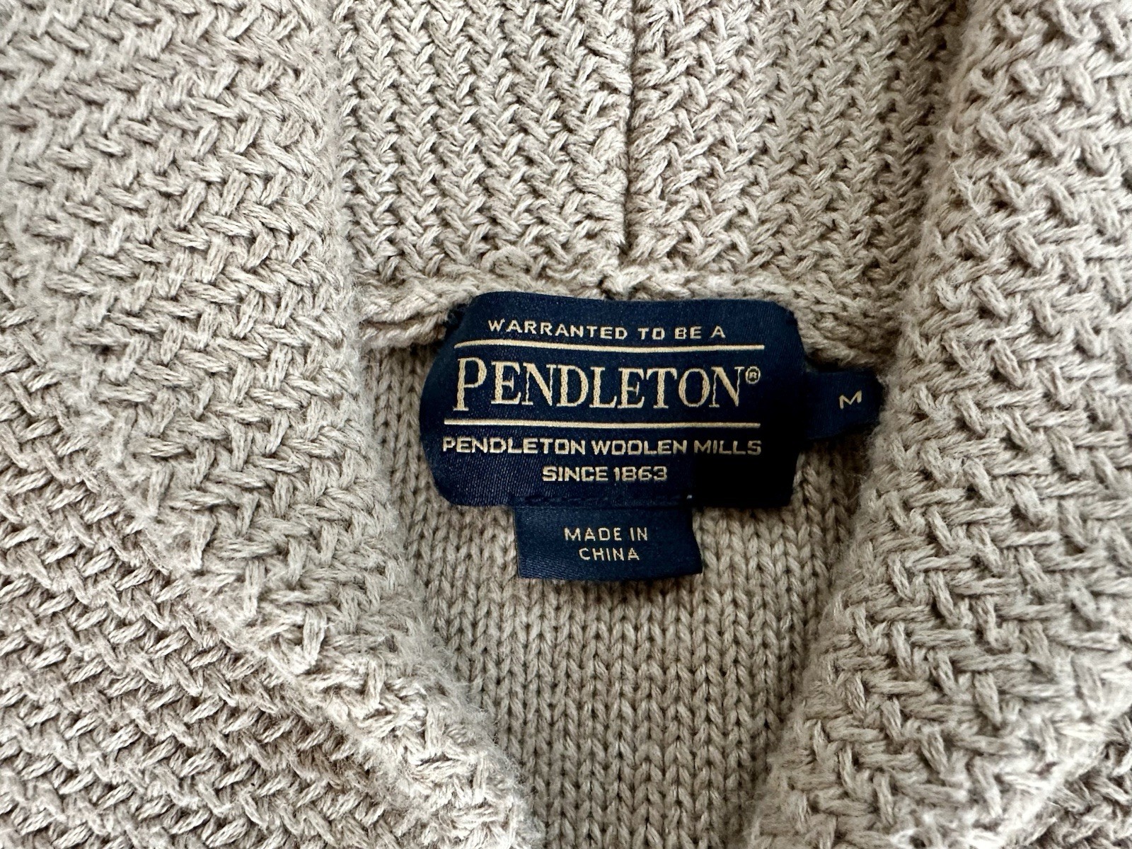 Pendleton Rare Print Patterned Button Down Cardig… - image 2