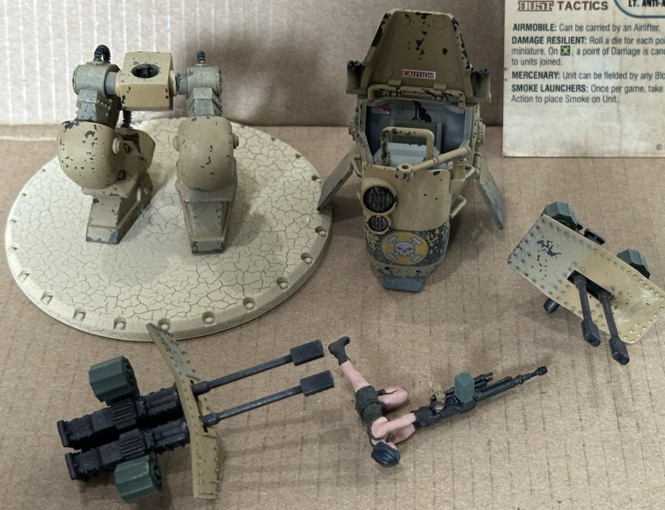 Dust Tactics 1947 Studio, Premium Mercenary Wrecker KV-47 Light Antiair ...