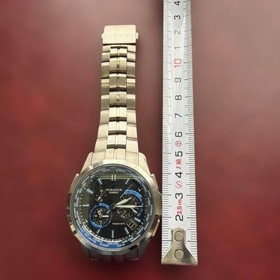 CASIO OCEANUS OCW-T2600 Schwarz Silber Herrenuhr