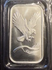 Sealed Silvertowne Landing Eagle 1 Ounce Silver Art Bar