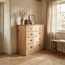 Victorian Pine Chest of Drawer | Antique Pine Bedroom Drawers