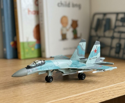 Russian Su-35S Flanker-E Fighter Jet Model Aircraft Toy Gift NEW