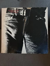 Rolling Stones Sticky Fingers Orig Vinyl LP With Warhol Zipper (works!) VG, NICE