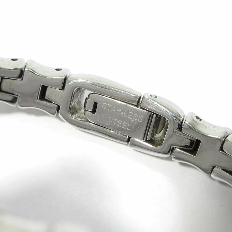 GUCCI 6800L Silver Quartz Rectangular Wristwatch … - image 12