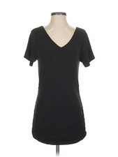 Ruby Ribbon Women Black Short Sleeve T-Shirt M