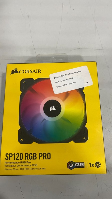 Corsair SP120 RGB Pro 1x case Fan