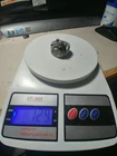 Silver chunk, 128gms. .825 fine [ smelted.925 ],  rd.