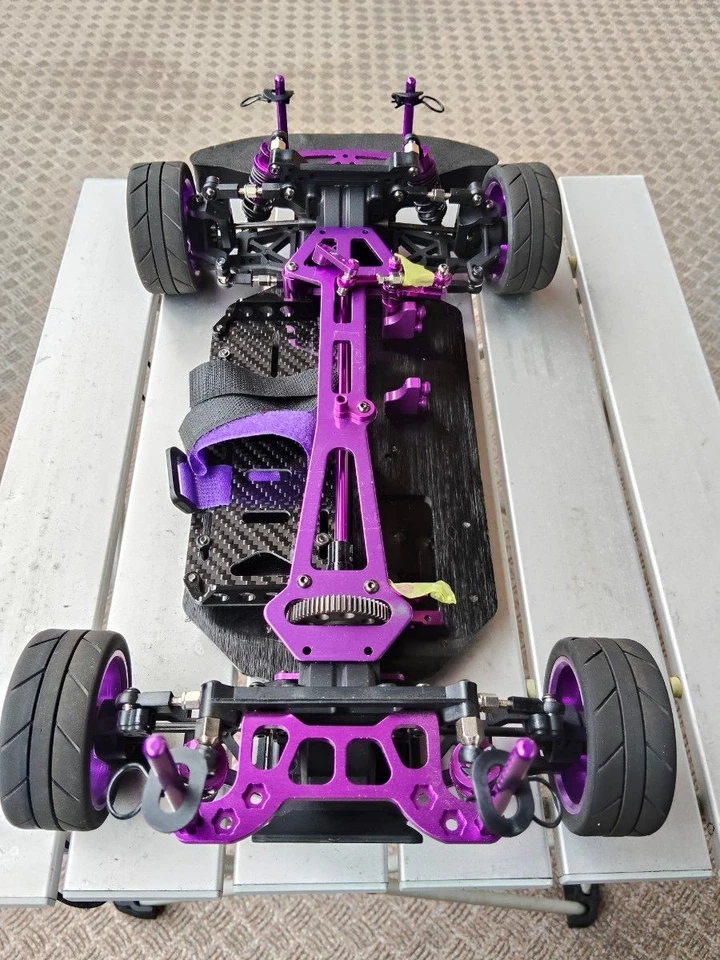 HSP 94123 1/10 4WD On-Road Drift RC Car Kit – 540 Motor, 7.2V Battery Included - Image 3 of 4