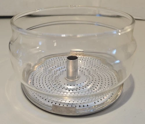 Pyrex Vintage 9 Cup Percolator 7759 Glass Basket & Bottom Sieve - Tiny Chip