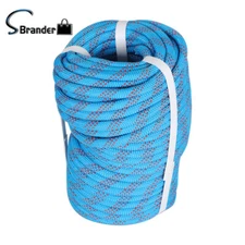 3/8 In Diameter 100 Feet Braided Rope Arborist Tree Camping Rope 3520Lbs