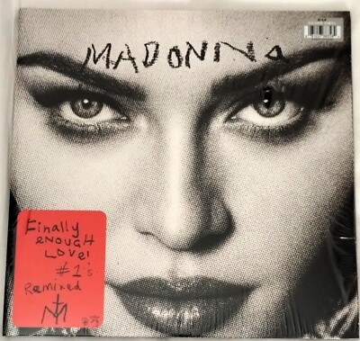 MADONNA - FINALLY ENOUGH LOVE - SILVER VINYL LIMITED EDITION!!! BRAND NEW SEALED