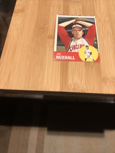 1963 Topps Joe Nuxhall Sehr guter Zustand (mc)