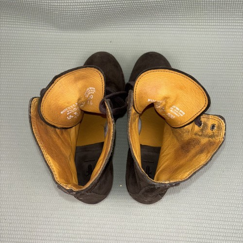 FRYE Sabrina Wildleder-Schnürstiefeletten Damengröße 6,5 M Combat Vibram-Sohlen - Bild 10 von 10