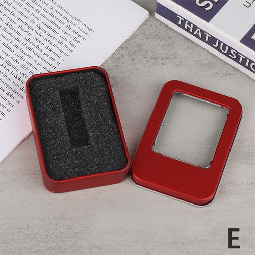 Tinplate U Disk Small Square Box Badge Gift Metal Packaging Box U Disk Large _pw - Photo 15/16