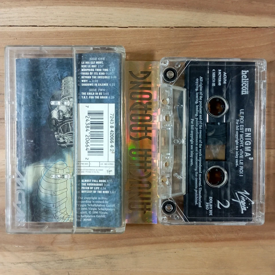 Enigma - Le Roi Est Mort, Vive Le Roi! (1996) The 3rd studio album Cassette/1290 - Image 4 of 4