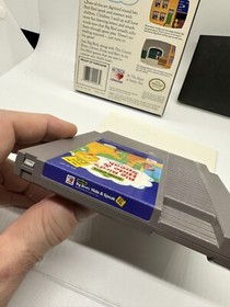 Sesame Street: Big Bird's Hide & Speak Nintendo NES COMPLETE CIB Great Shape!