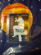 2020 Bowman Platinum Marshall Kasowski AUTO Autograph Los Angeles Dodgers TOP-96