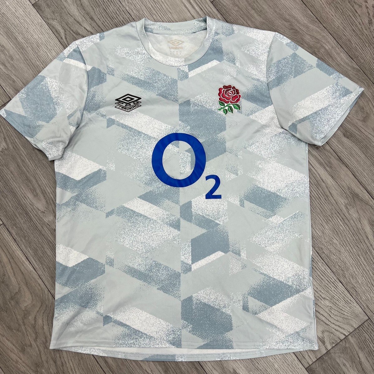 England Umbro Pro Training Rugby Shirt Jersey Size L | eBay