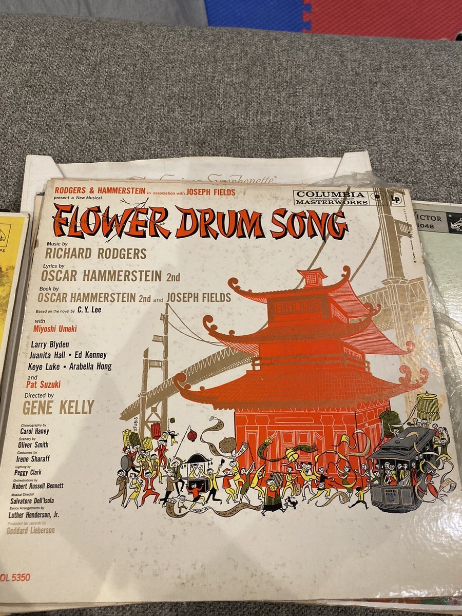 Flower Drum Song LP 1958 Original Vinyl Album - Rodgers And
