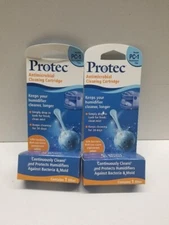 Protec PC-1 Humidifier Tank Cleaning Cartridge Lot Of 2 Cartridges New In Box