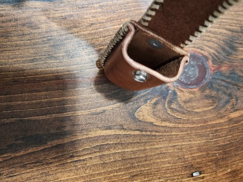 New Hand Made Leather Folding Knife Sheaths with Belt Loop W/Different Designs - Picture 4 of 7