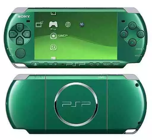 PSP 3000 Spirited Green SG Console only PlayStation Portable Sony