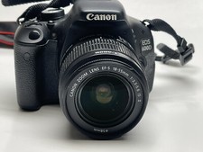 Canon EOS 600D 18.0 MP Digital SLR Camera - Black no battery