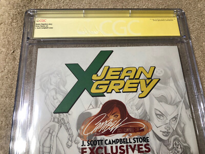 Jean Grey 1 CGC 9.8 2XSS Stan Lee Campbell Variant A Dark Phoenix