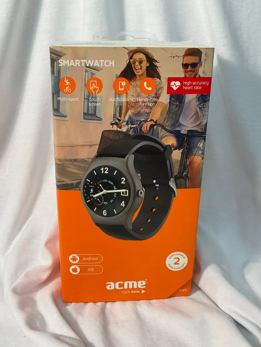ACME Smartwatch SW201 Women Men Touchscreen Heart Rate Monitor
