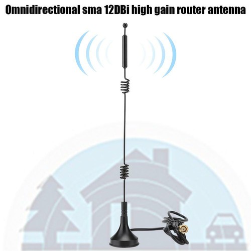 12dBi High Gain 2.4/5G Omnidirectional WiFi Router Antenna Double Antenna 5meter - Picture 4 of 10