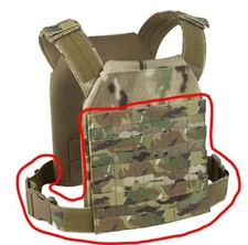 ELITE SURVIVAL SYSTEMS Lightweight Plate Carrier Front Molle Panel Only Multicam