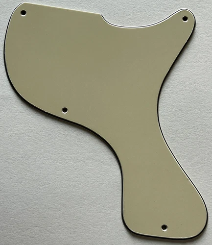 Vintage Yellow Pickguard Fit Gibson Les Paul Junior 1958 Style Guitar Parts