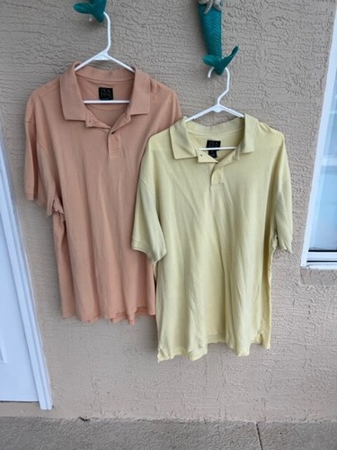 Jos. A. Bank Lot of 2 Shirt Sleeve Shirts V-Neck Size XXL