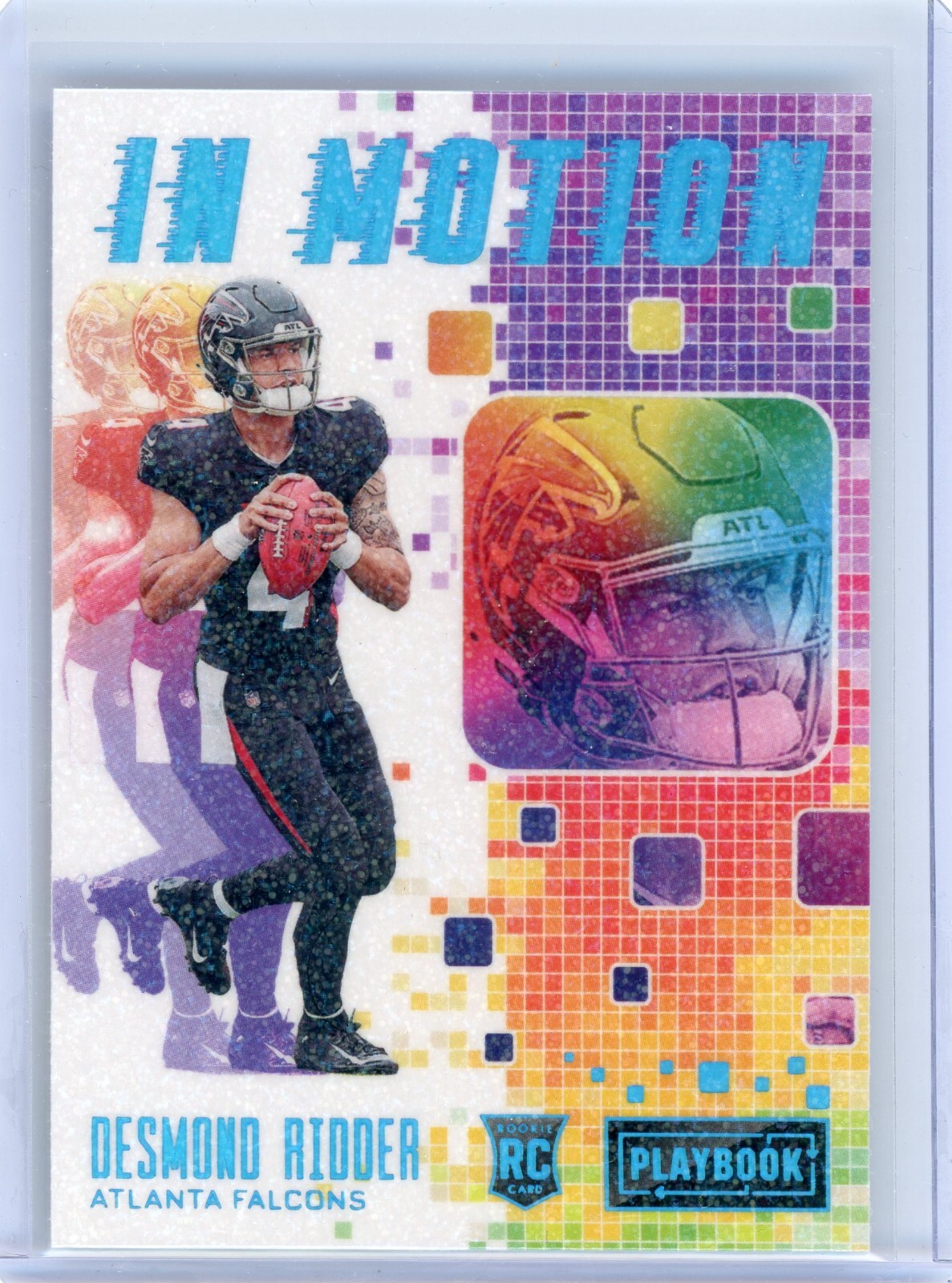 Desmond Ridder Rookie - 2022 Panini Playbook Football In Motion #In-4 RC