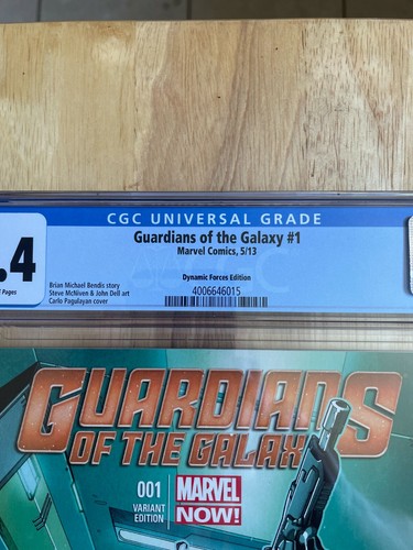 GUARDIANS OF THE GALAXY #1 - CGC 9.4 - D F EDITION! CARLO PAQULAYAN COVER! - Picture 3 of 4