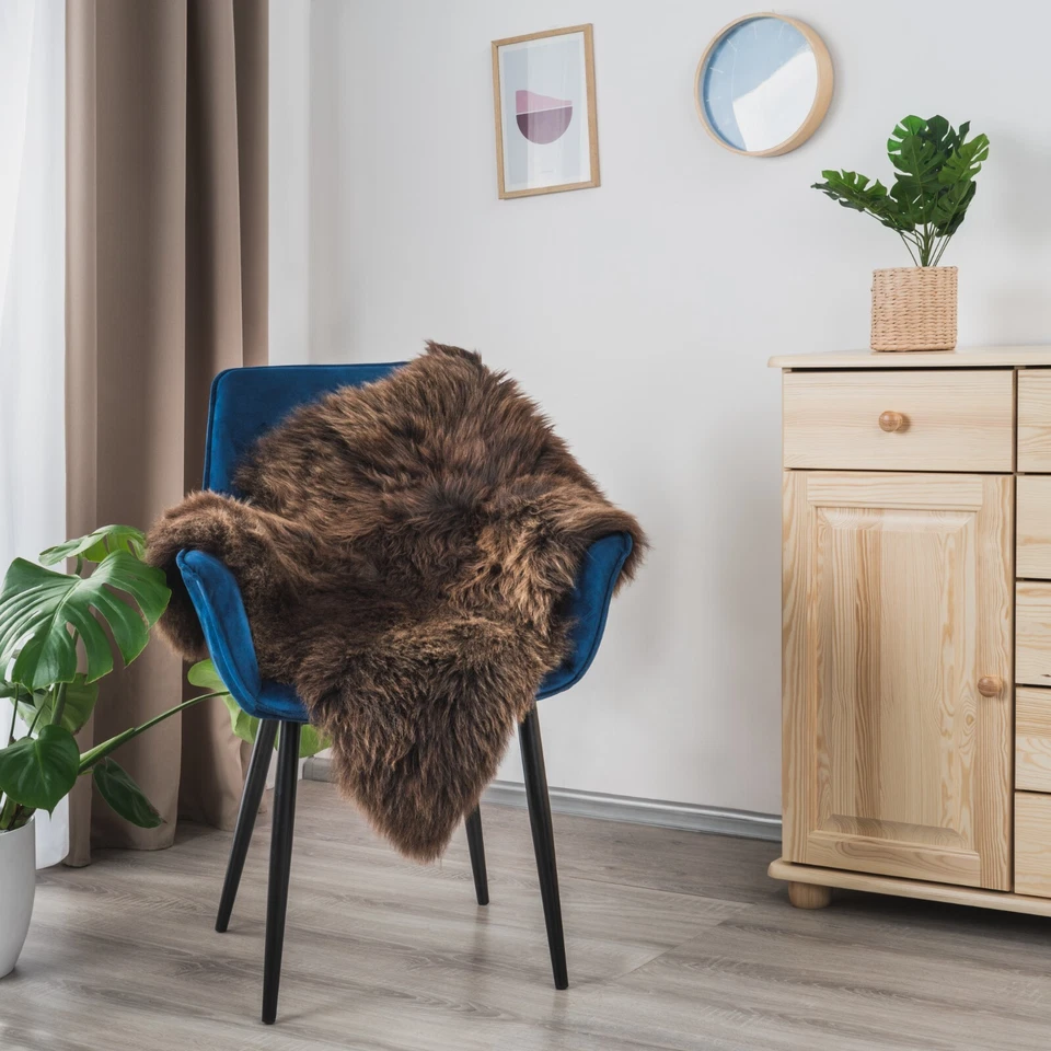 Schaffell Echt XXL, Echtes Lammfell, Ökologisch gegerbt, Hohe Qualität Naturfell - Bild 3 von 4