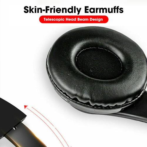 Funkkopfhörer Stereo On Ear Kabellos Kopfhörer Bluetooth 5.0 für Phone PC TV MP3 - Bild 17 von 19