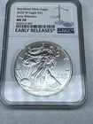 2020-W Burnished MS 70 Silver American Eagle NGC Early Releases
